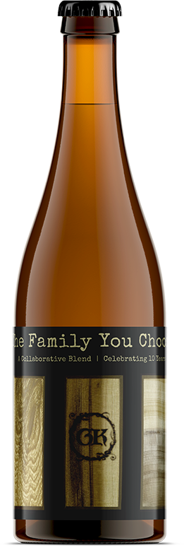 The Family You Choose bottle and label